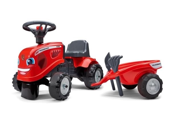 Falk 220C, 1 år, 6 hjul, Plast, Stål, Rød, Sort