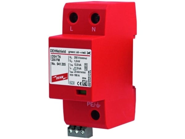 Dehn 941205 DSH TN 255 FM Yhdistelmäsuoja DEHNshield tyyppi 1+2 f.1ph TN-järjestelmät (941205)
