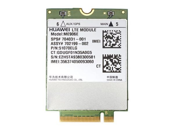 HP lt4112 - Trådløs mobilmodem - 4G LTE - M.2 Card - 100 Mbps - for EliteBook 725 G2, 755 G2, 820 G1, 840 G1, 850 G1, 850 G2; ProBook 640 G1, 645 G...