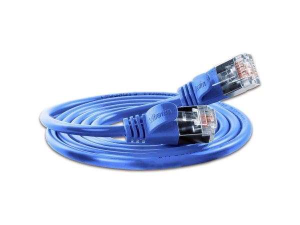SLIM Patchcords SLIM Light STP, 0,5 m, Cat6, U/FTP (STP), RJ-45, RJ-45, Blå
