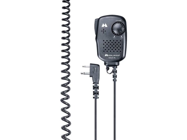 Mikrofoni Midland MA 26-XL Mini-kaiutinmikrofoni C515.05 1 kpl 1 kpl