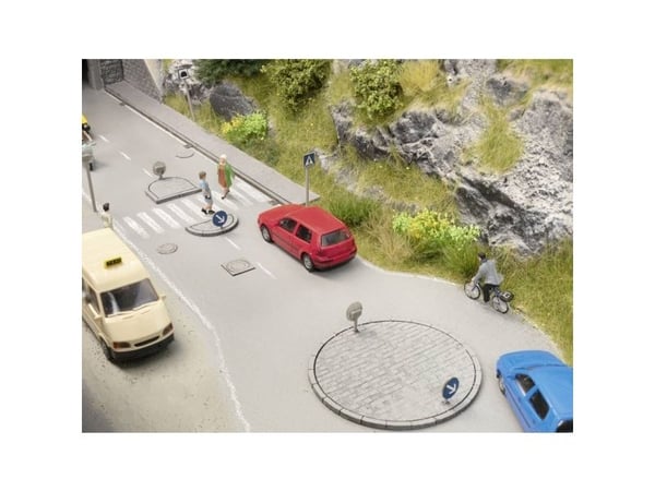 NOCH Traffic Island Set, Play vehicle track, 15 år, Flerfarget