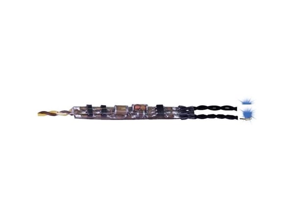 Viessmann Modelltechnik 5271 Mikro-Blinkelektronik blau, 2 LEDs Blinkelektronik Blå 1 stk