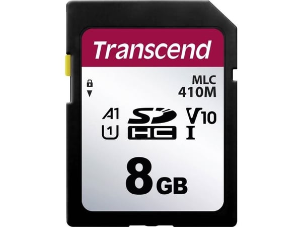 Transcend 410M - Flashminnekort - 8 GB - A1 / Video Class V10 / UHS-I U1 / Class10 - microSDHC UHS-I