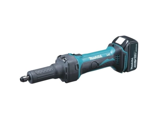 Makita DGD800RTJ - Rettsliper - flens 6 mm - 2 batterier - 18 V