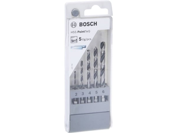 Bosch METALBORSÆT POINTTEQ HEX HSS 2-6MM 5DELE