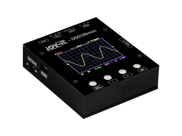 Joy-it digitalt oscilloskop 200 kHz 1-kanal 1 MSa/s 1 kpts 12 Bit (DSO-138-Mini)