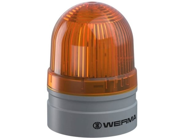 Werma Signaltechnik Merkkilamppu Mini TwinFLASH 115-230VAC YE 260.320.60 Keltainen 230 V/AC