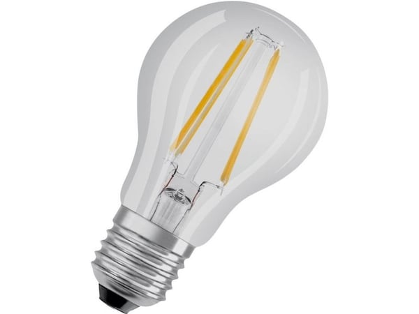 OSRAM LED SUPERSTAR - LED-filamentlyspære - form: A60 - klar finish - E27 - 6.5 W (ekvivalent 60 W) - klasse E - varmt hvitt lys - 2700 K