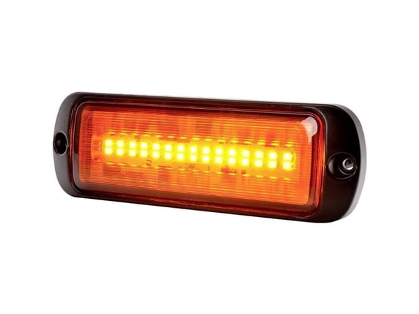 WAS frontlys W218 1469 ECO 12 V/DC, 24 V/DC via ledningsnett, skrumontering orange