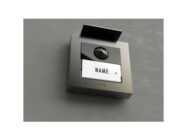 m-e modern-electronics VDV-2010 S videodørtelefon kablet, RFID utendørsenhet sølv (41264)