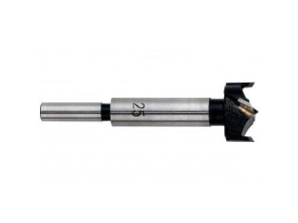 Metabo 625126000, Drill, Forstner-bor, Høyrehåndsrotasjon, 2,5 cm, 90 mm, Sponplate, Løvtre, Mykt tre, Tre
