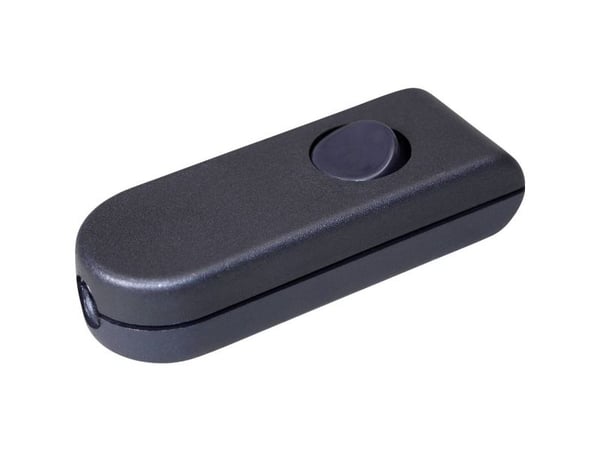 interBär 8093-204.01 Johtokytkin Musta, valkoinen 1 x Off/On 2 A 1 kpl 1 kpl