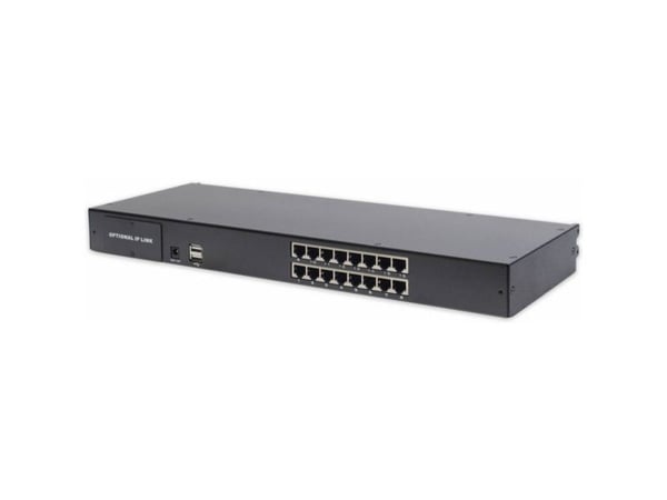 DIGITUS Professional DS-72217 - KVM-svitsj - 16 x KVM port(s) - rackmonterbar