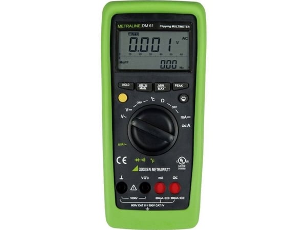 Gossen Metrawatt M194A digital håndmultimeter CAT III 600 V, CAT IV 300 V (målinger) 6600