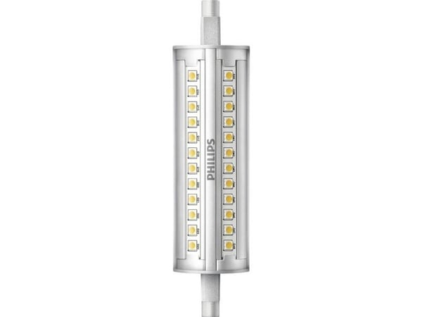 Philips - LED-lyspære - form: korn - R7s - 14 W (ekvivalent 100 W) - klasse E - hvitt lys - 3000 K