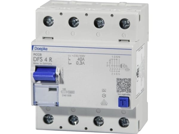 Doepke DFS 4 063-4/0,03-A R vikavirtasuojakatkaisija A-tyyppi (09144911)