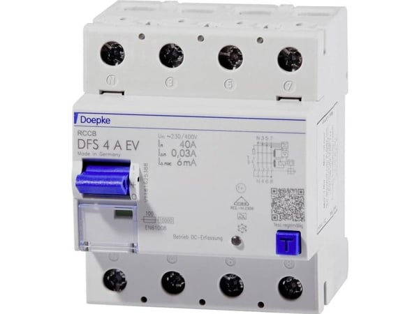 Jordfelsbrytare FI DFS4 040-4/0,03-A EV (09134818)