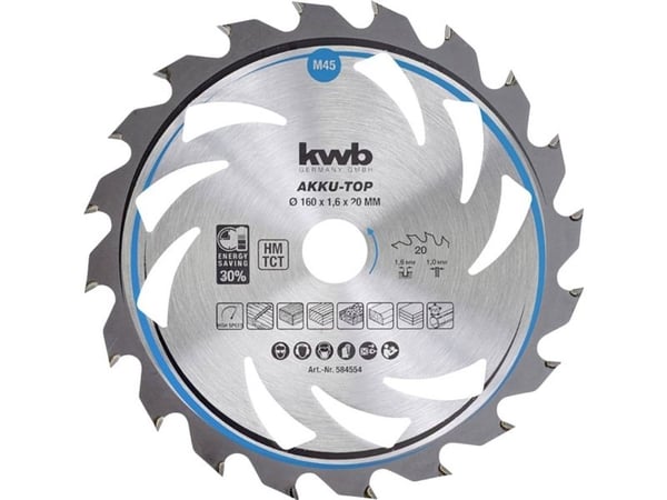 kwb 587856, Sponplate, Glassfiberarmert plast, Tre, 21 cm, 3 cm, Wolframkarbidspiss (TCT), 1,3 mm, 2 mm
