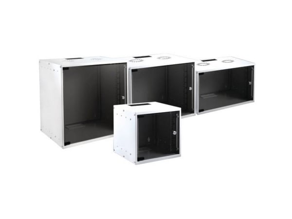 EFB Elektronik WGB-1915WS.45, Veggmonterbar hylle, 15U, 80 kg, Hvit