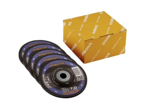 Rhodius 210749 KSM skrubbeskive kappet 115 mm, 22,23 mm – 1 stk