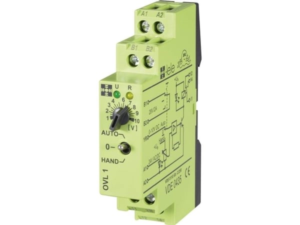 tele OVL1 24 V/AC/DC 0 - 10 V Koblingsrelæ 24 V/DC, 24 V/AC 5 A 1 x skiftekontakt 1 stk