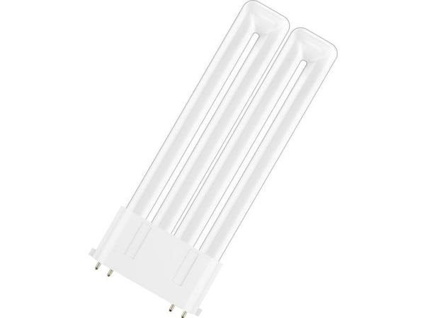 OSRAM DULUX - LED-glödlampa - form: dubbel biax - glaserad finish - 2G10 - 20 W (motsvarande 36 W) - klass E - svalt vitt ljus - 4000 K