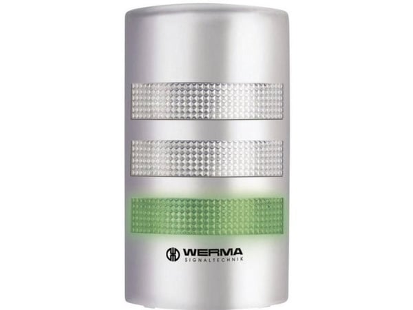 Werma FlatSIGN, Vihreä, Punainen, Keltainen, 50000 h, Polykarbonaatti (PC), -30 - 50 °C, IP65, 24 V