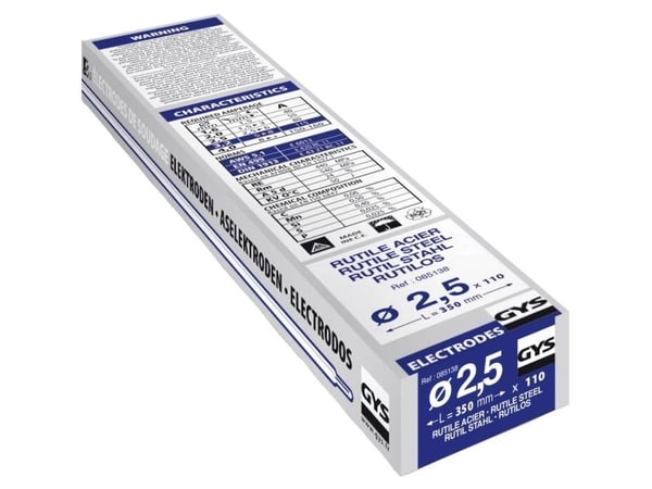 GYS Hitsauselektrodit 110 kpl (Ø x L) 2,5 mm x 350 mm 80 A (max.)
