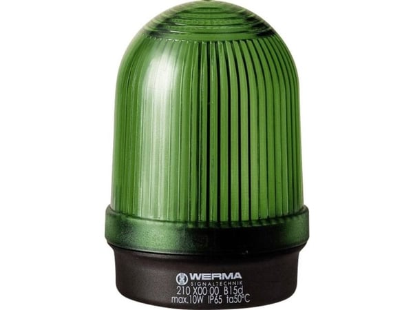 Werma Signaltechnik Merkkilamppu 210.200.00 210.200.00 Vihreä vakiovalo 12 V/AC, 12 V/DC, 24 V/AC, 24 V/DC, 48 V/AC, 48 V/DC, 110 V/AC, 230 V/AC