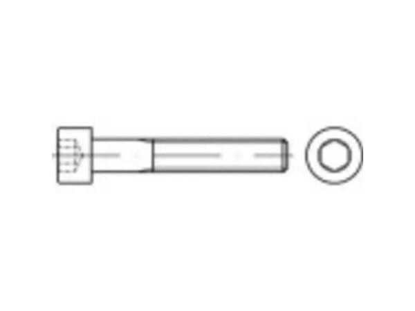 TOOLCRAFT TO-5417373 sylinderskrue M5 70 mm innvendig sekskant 200 stk