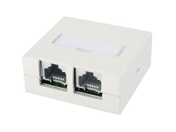 Telegärtner J00023A0056, RJ-45, Valkoinen, 57 mm, 53 mm, 23,3 mm, 50 g
