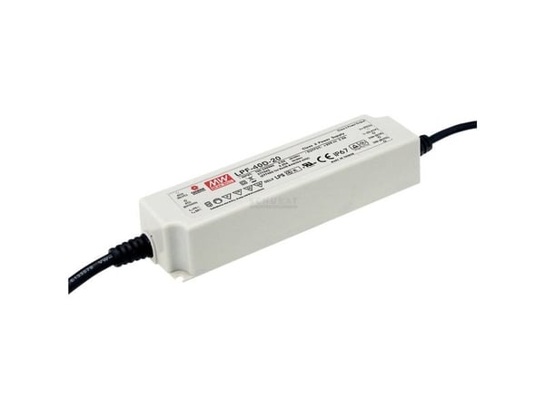 MEAN WELL LPF-40D-12, 40,08 W, 115 V, 47 - 63 Hz, 0,6 A, +12V,-12V, aktiv