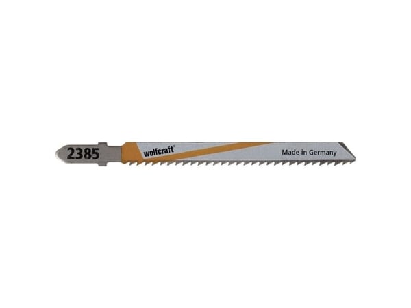 wolfcraft GmbH 2385000, Stikksagblad, Sponplate, Løvtre, Laminat, Plast, Tre med spiker, Bimetall, 7,5 cm, 2,5 mm, 3 cm