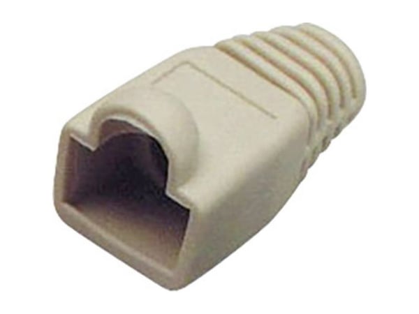 RJ45 Knækbeskyttelsestylle TRU COMPONENTS Grå 1 stk (1 kpl)