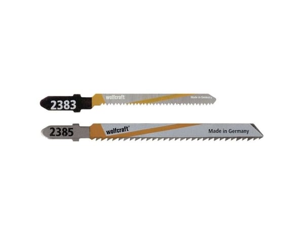 wolfcraft GmbH 2383100, Stikksagblad, Sponplate, Løvtre, Laminat, Parkett, Kryssfiner, Tre med spiker, 1,35 mm, 2,5 mm, 3 cm, 5 stykker