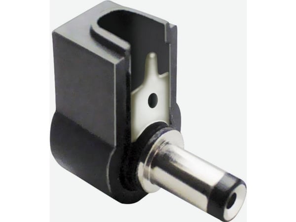 TRU COMPONENTS Pienjänniteliitin Liitin, kulmaliitin 5,5 mm 2,5 mm 1 kpl 1 kpl