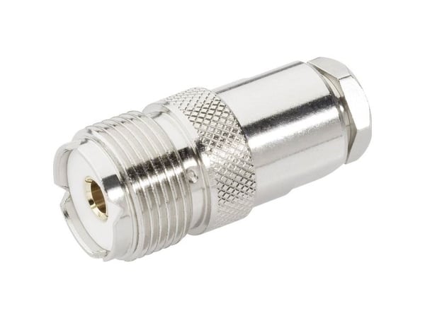 BKL Electronic 0406082 0406082 UHF-liitin Liitäntä, suora 50 Ω 1 kpl