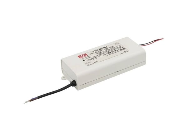 MEAN WELL PCD-60-1400B, 60 W, IP20, 180 - 295 V, 43 V, 60 mm, 128 mm