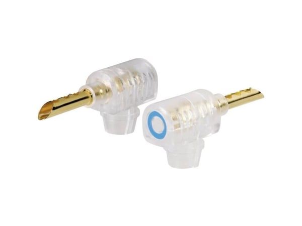 TRU COMPONENTS bananstikk, vinklet stift-diameter 4 mm sort 1 stk