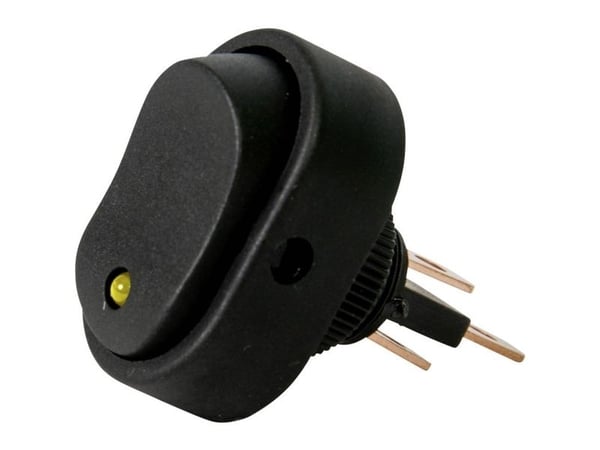 HP Autozubehör 28471 bilvippebryter 12 V 16 A 1x Off/On klikk 1 stk