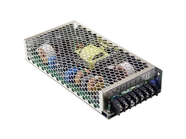 MEAN WELL HRP-200-24, 201,6 W, 85 - 264 V, 47 - 63 Hz, 2.1/115VC, 1.1/230VC, Aktiv, 16 ms