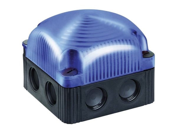Werma Signaltechnik Signalpære LED Werma 853.510.55 Blå Blitzlys 24 V/DC