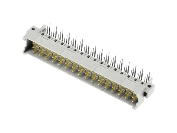 Harting kniv-list – utførelse F vinklede lodde-stifter | poler: 48 | 09 06 148 6901 – 1 stk