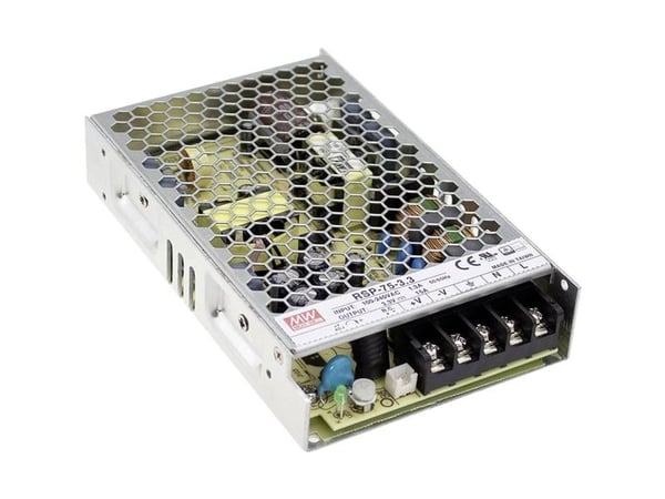 MEAN WELL RSP-75-15, 75 W, 85 - 264 V, 47 - 63 Hz, Aktiv, 16 ms, 86%