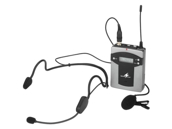 Monacor TXA-800HSE, Kroppspakkesender, 863,1 - 864,9 MHz, 70 - 16000 MHz, 70 - 16000 Hz, Ultra høy frekvens (UHF), 1 kanaler