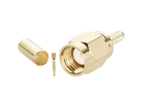 BKL Electronic 0409076 0409076 SMA-liitin Liitin, suora 50 Ω 1 kpl