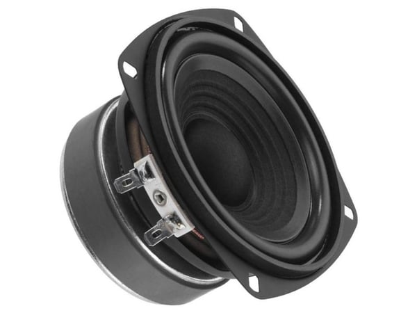 Monacor SP-60/4, Subwoofer-høyttalerdriver, 30 W, Rund, 105 x 105 mm