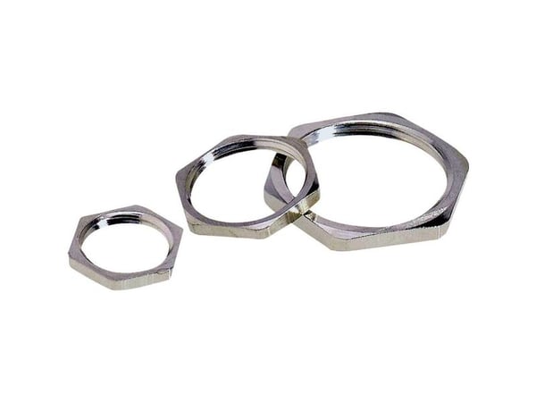 Lapp 52003580, Låsemøtrik, Messing, Krom, PG48, Krom, -60 - 200 °C