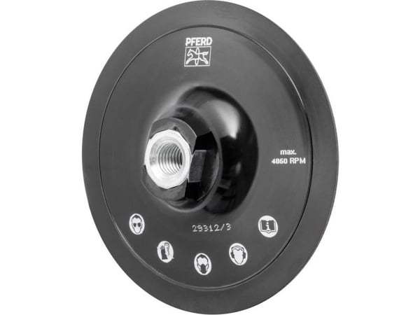 PFERD 42710254, 4850 RPM, 12,5 cm, 170 g, 130 mm, 134 mm, 40 mm